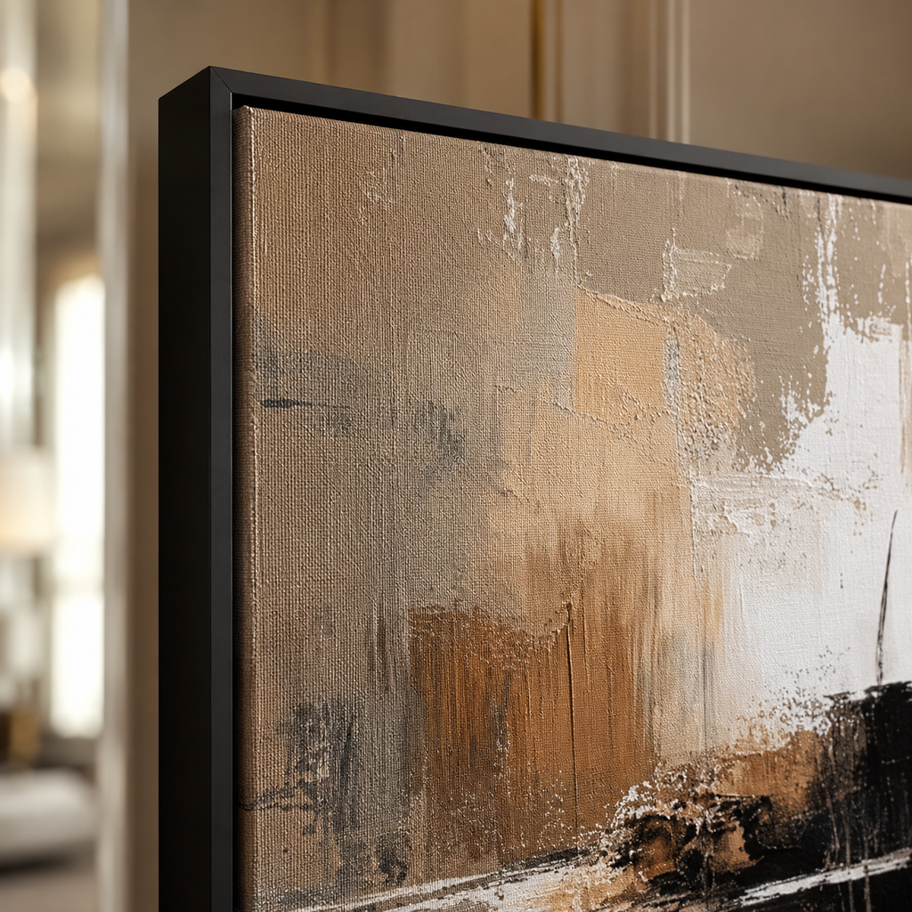 Abstract Wall Art "Velour Haven"