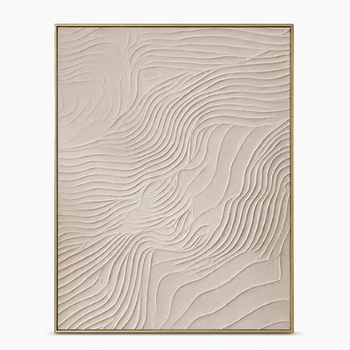 Plaster & Texture Art "Ivory Tides"