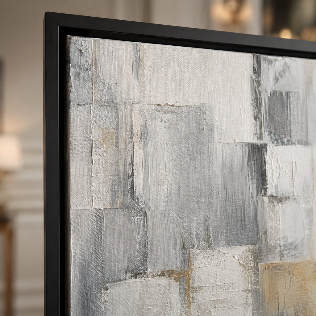 Abstract Wall Art "Silvered Concourse"