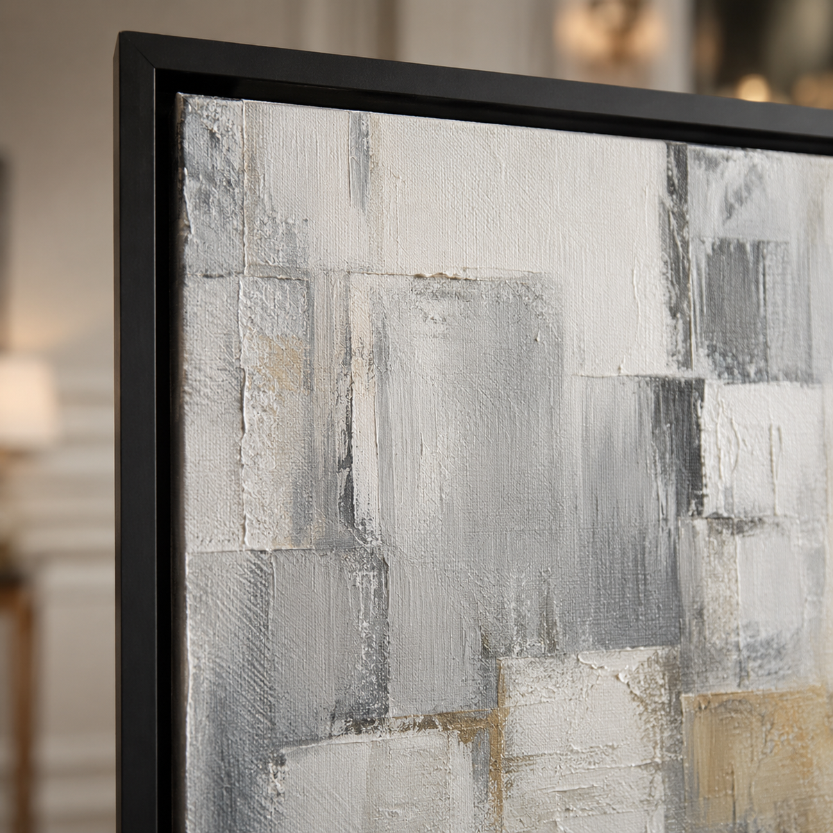 Abstract Wall Art "Silvered Concourse"