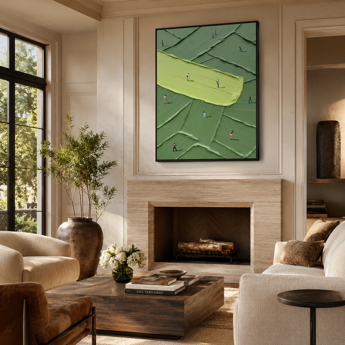 Colorful Art "Verdant Fairway Reverie"