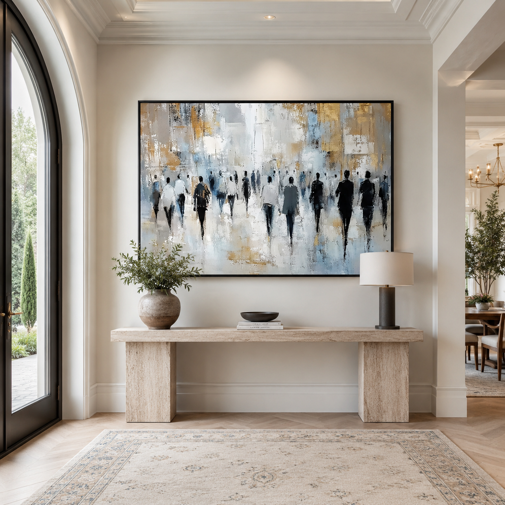 Expressionism Wall Art "Procession of Luminous Hours"