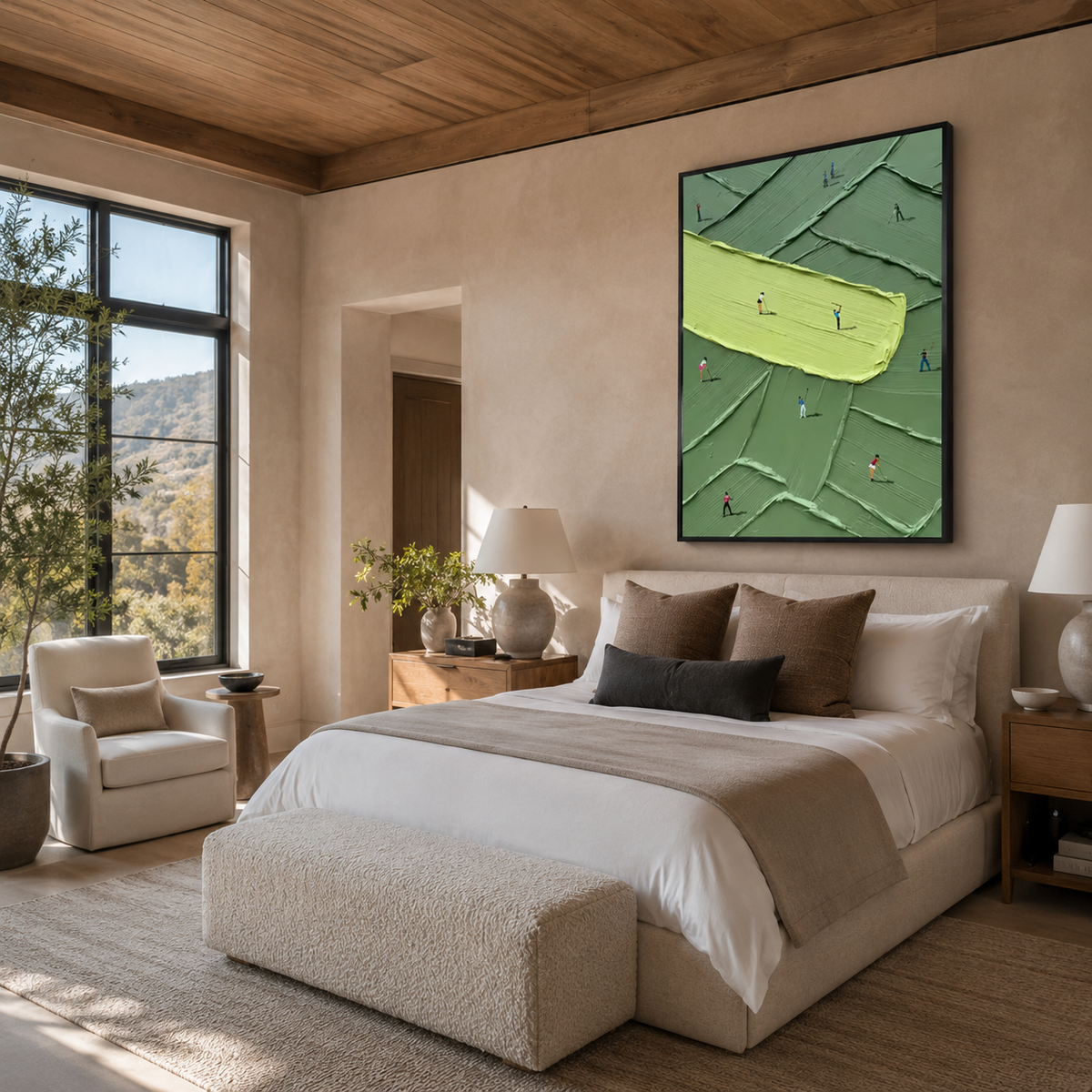 Colorful Art "Verdant Fairway Reverie"