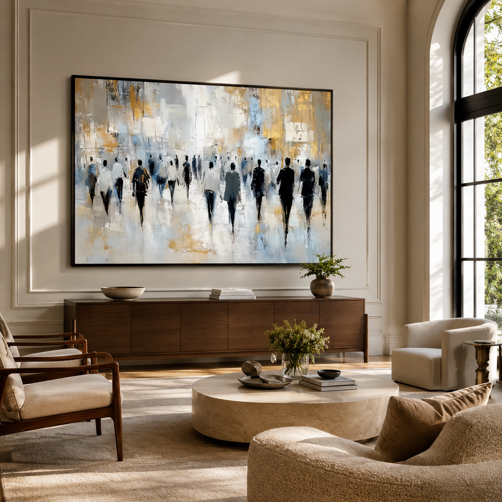 Expressionism Wall Art "Procession of Luminous Hours"