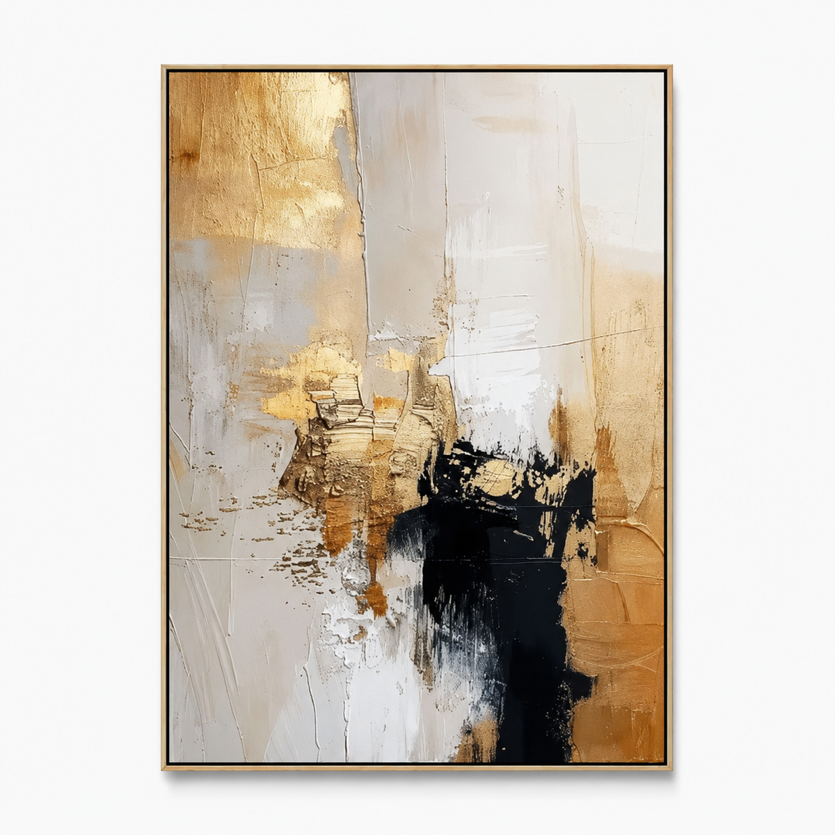Abstract Wall Art "Gilded Reverie"