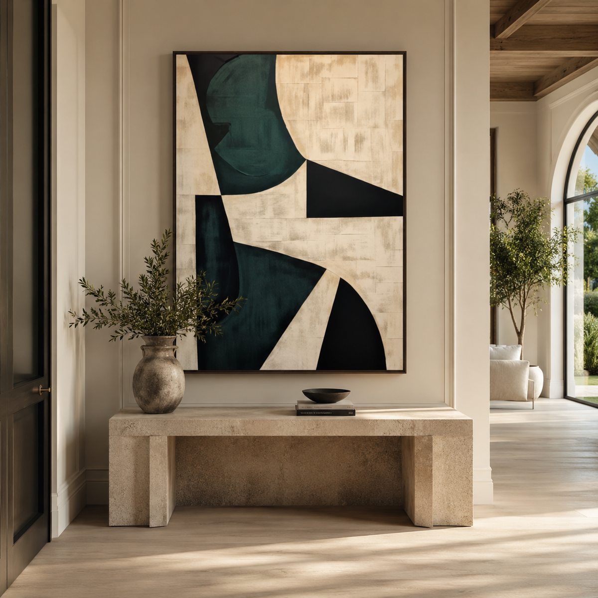 Abstract Wall Art "Nocturne of Elysian Forms"