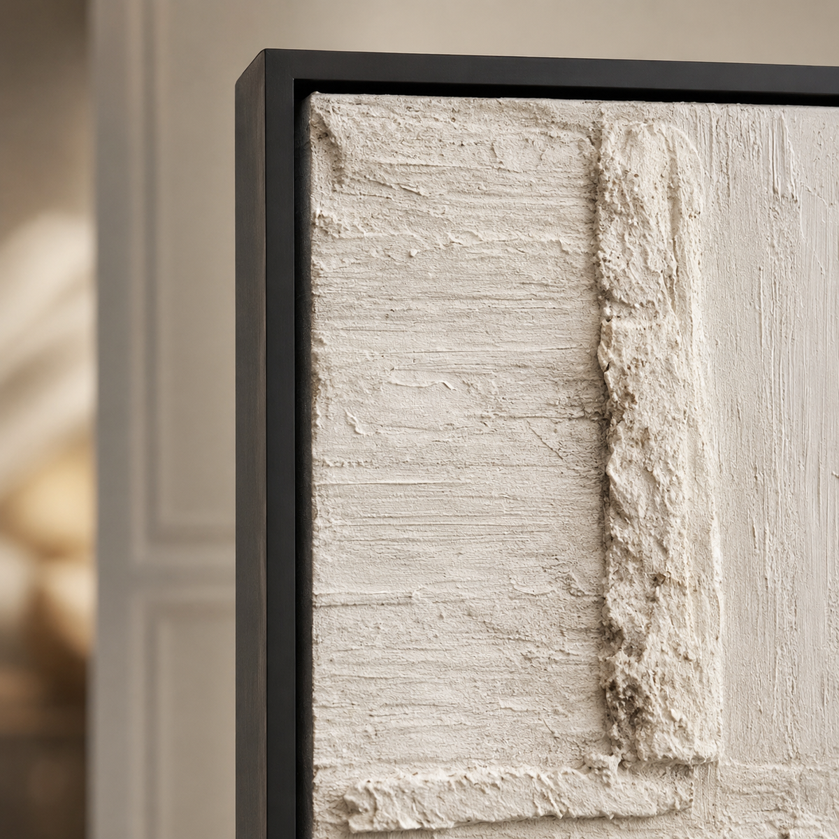 Plaster & Texture Art "Ivory Relic"
