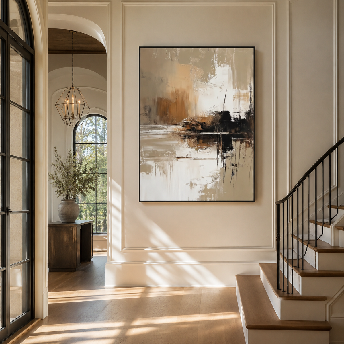 Abstract Wall Art "Velour Haven"