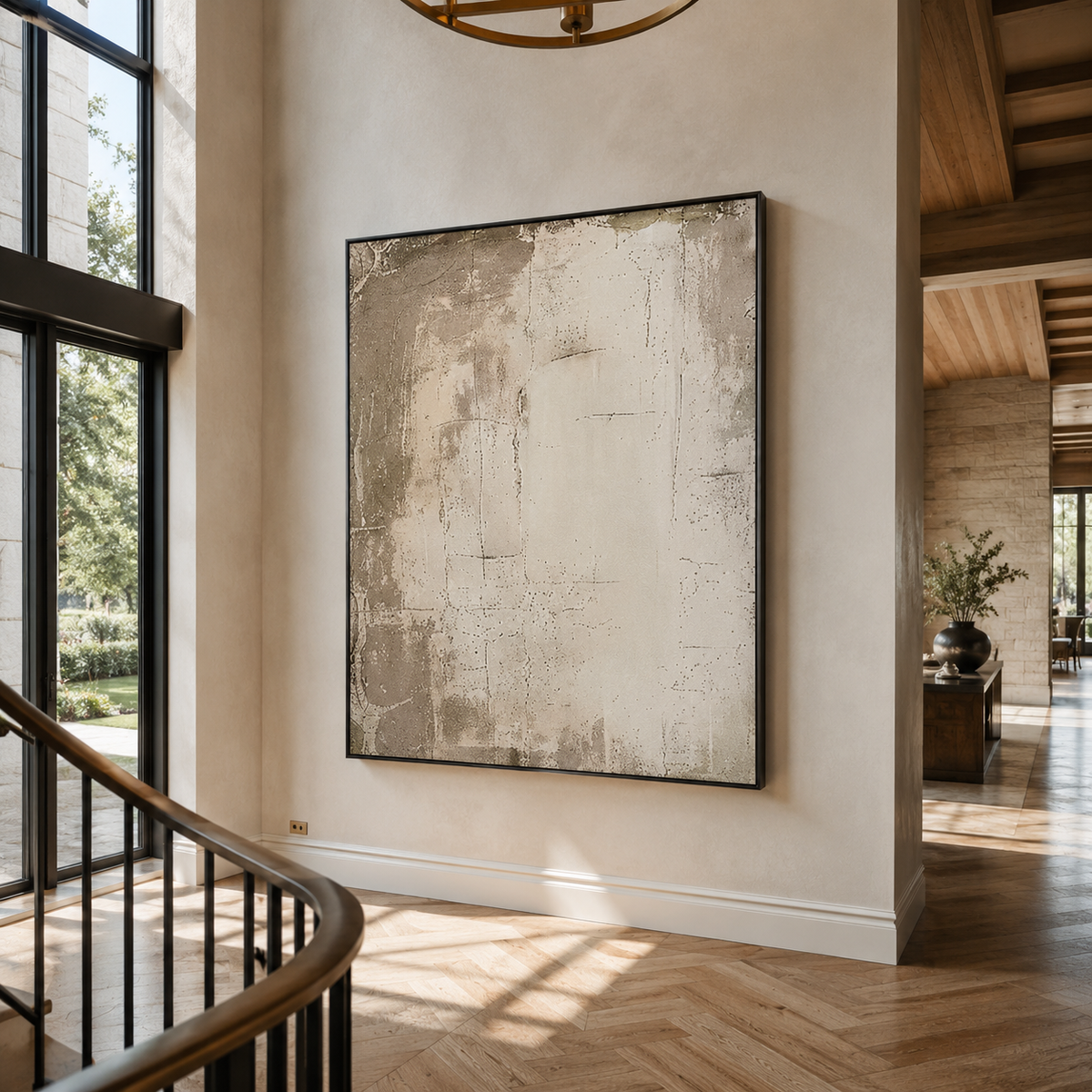 Minimalist Wall Art "Pale Echoes of Serein"