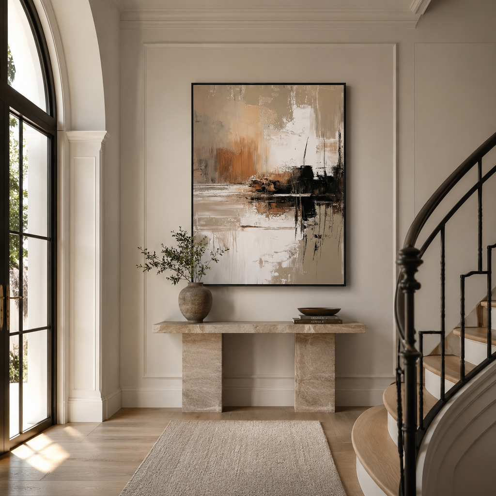 Abstract Wall Art "Velour Haven"