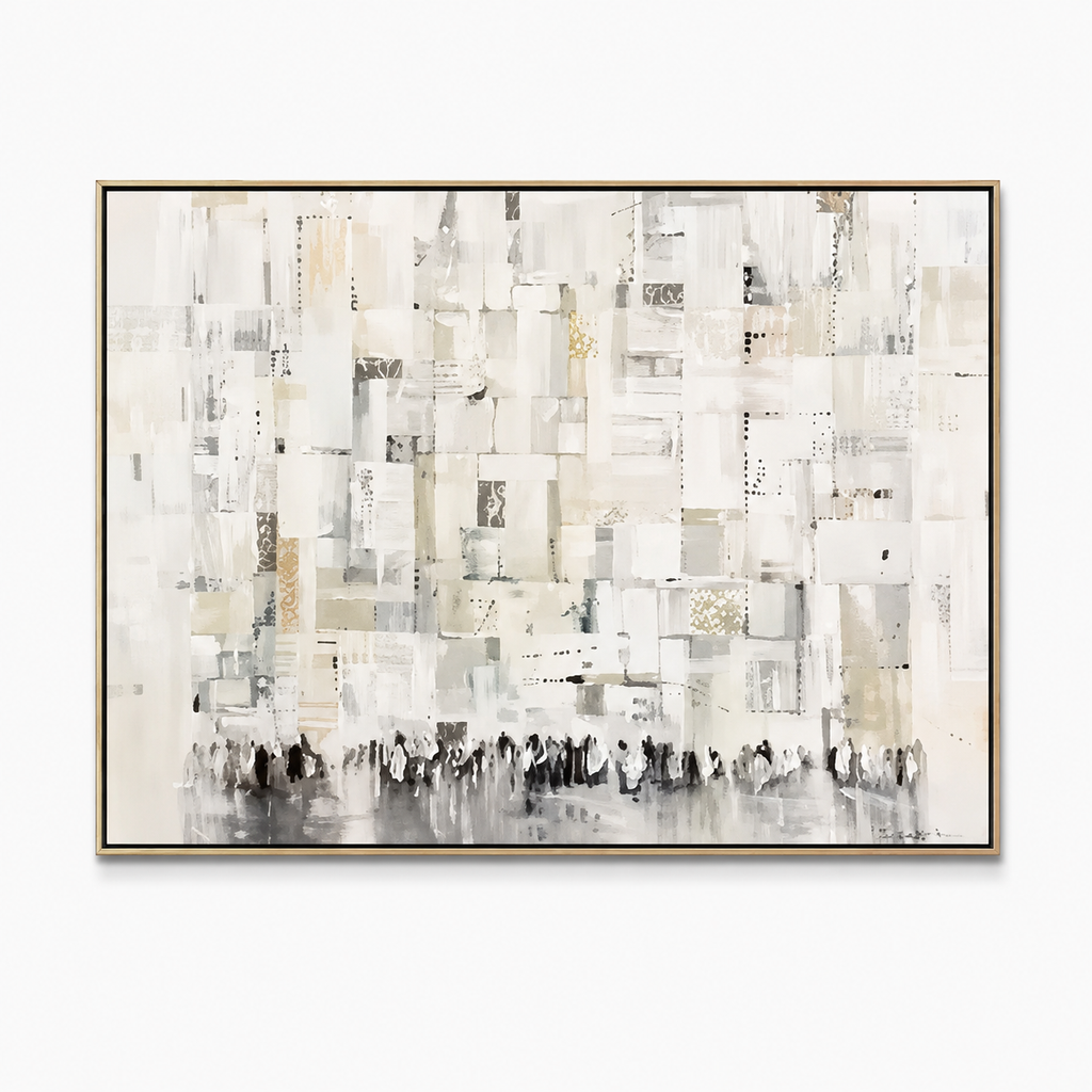 Abstract Wall Art "Luminous Assembly"
