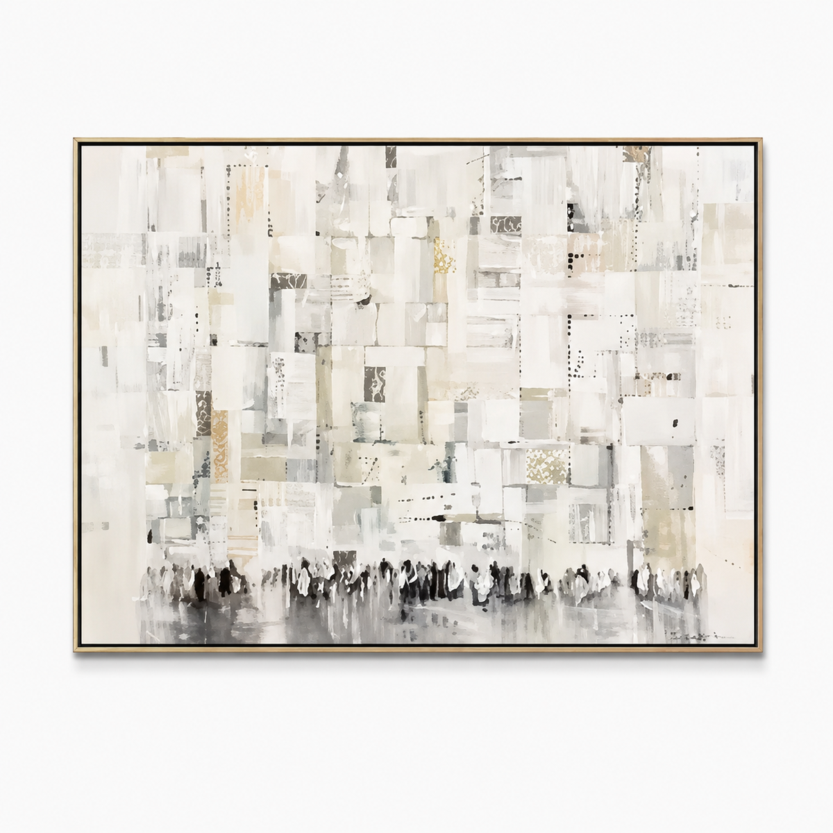 Abstract Wall Art "Luminous Assembly"