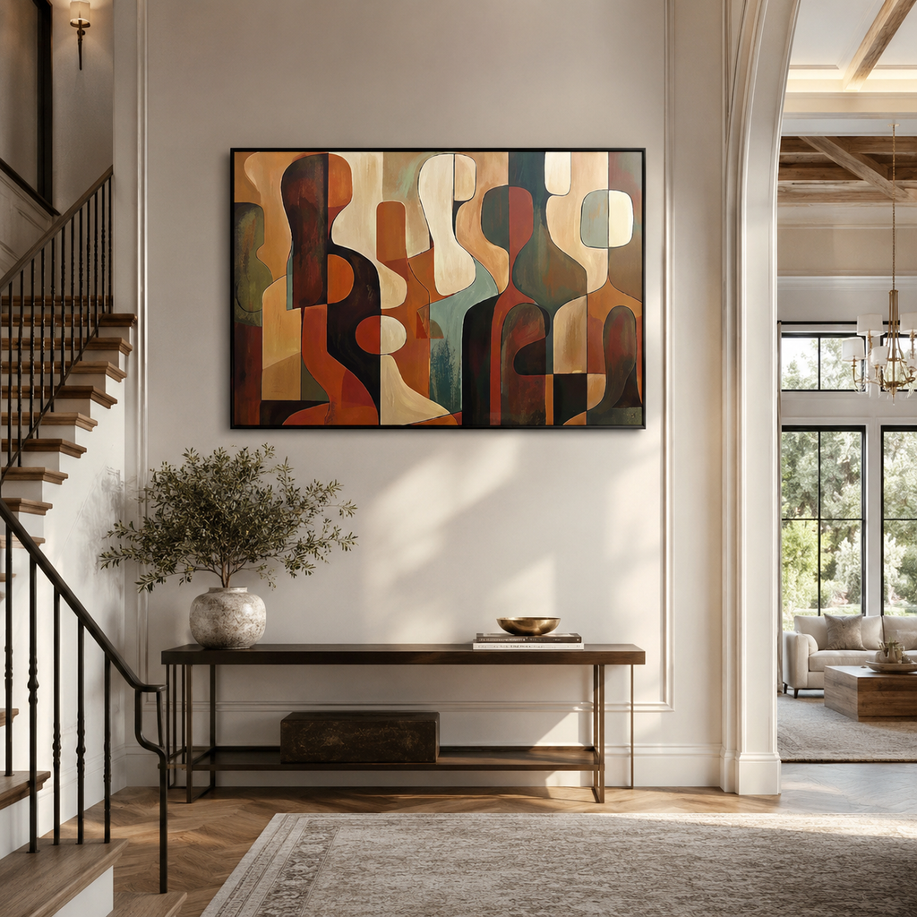 Abstract Wall Art "Embers of Solenne"