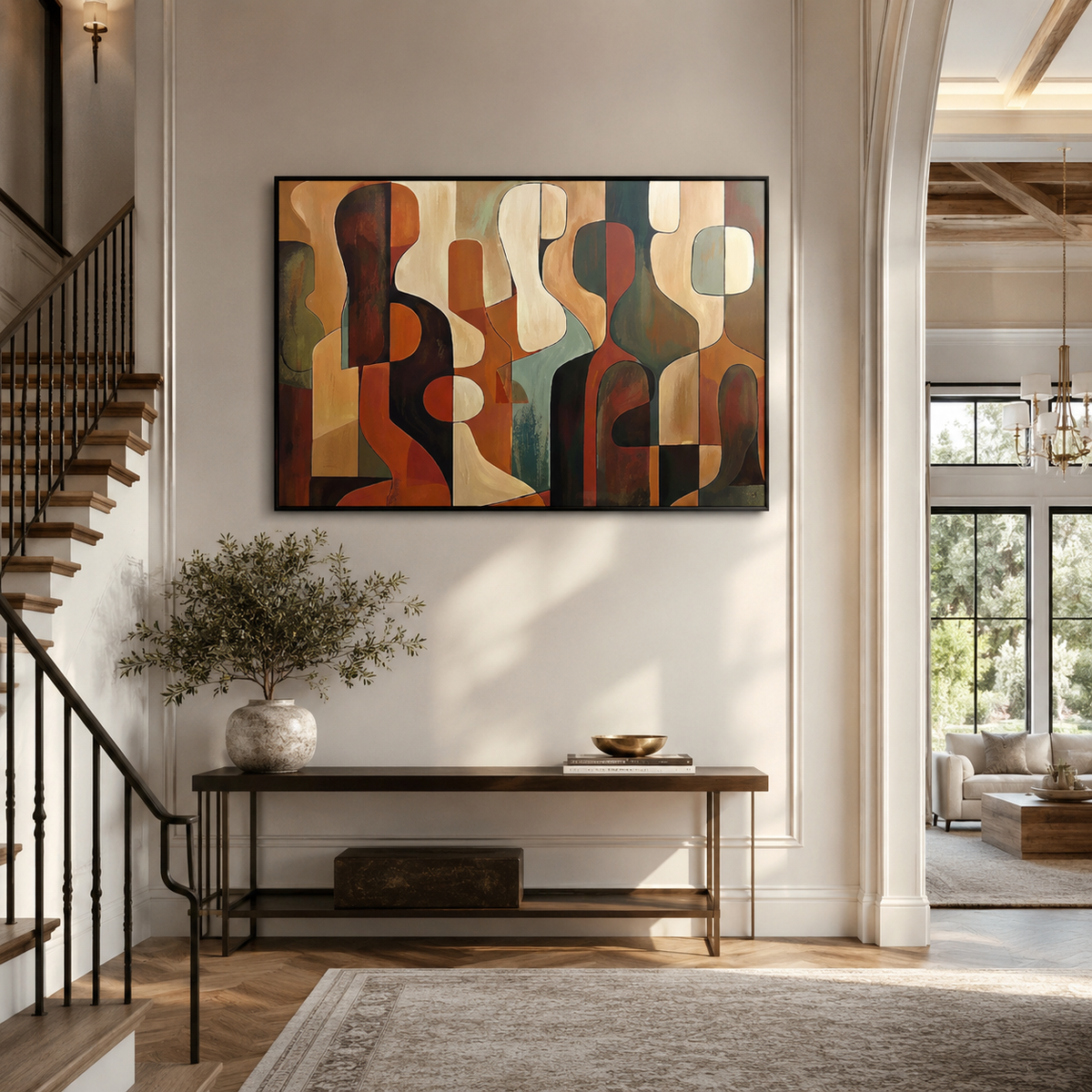 Abstract Wall Art "Embers of Solenne"