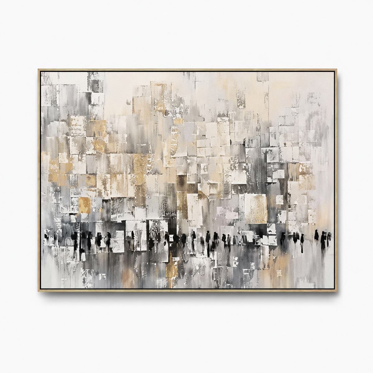 Abstract Wall Art "Silvered Concourse"