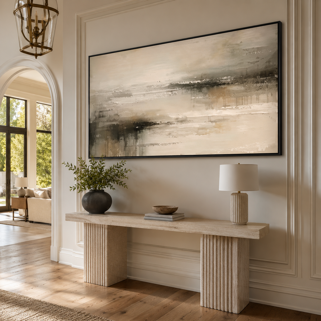 Abstract Wall Art "Veil of Quiet Tides"