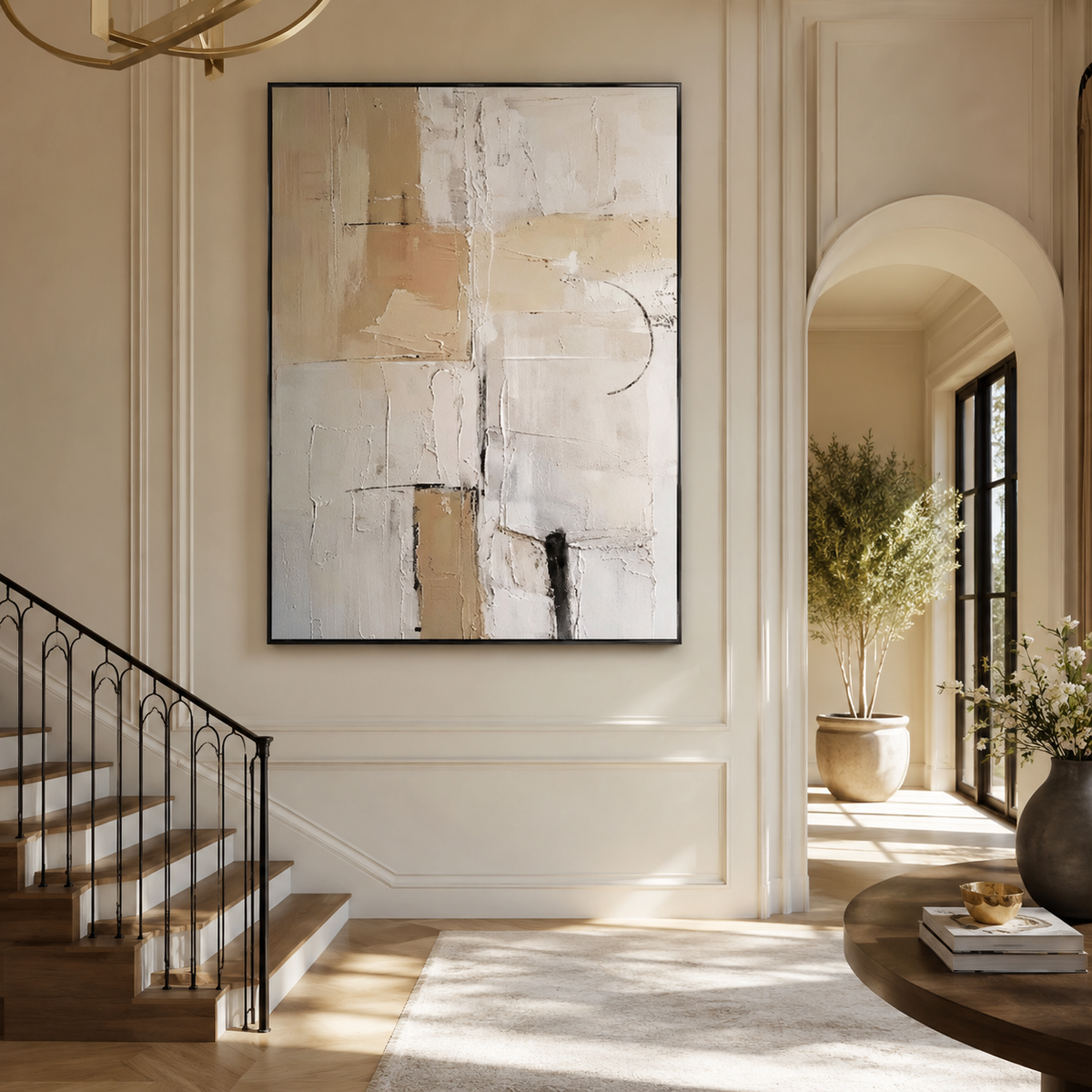 Abstract Wall Art "Velora Quietus"