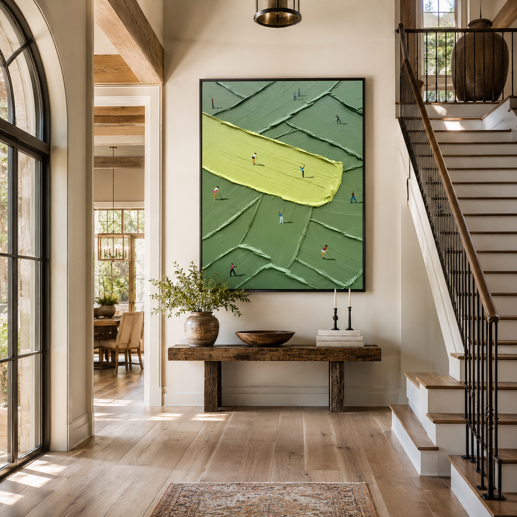 Colorful Art "Verdant Fairway Reverie"