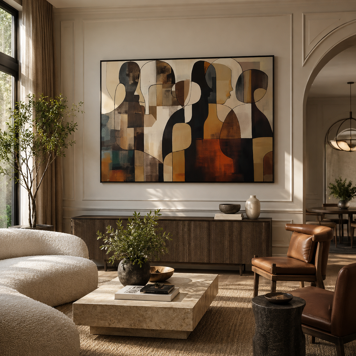 Abstract Wall Art "Nocturne of Solis"