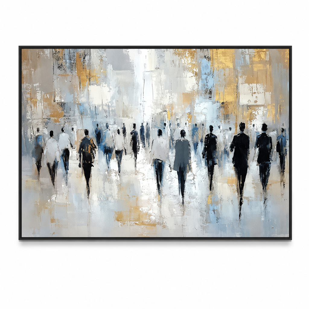 Expressionism Wall Art "Procession of Luminous Hours"