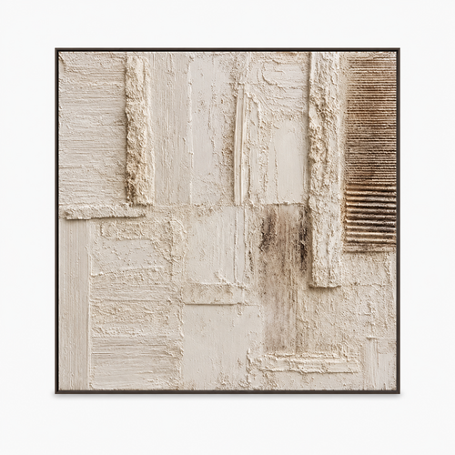Plaster & Texture Art "Ivory Relic"