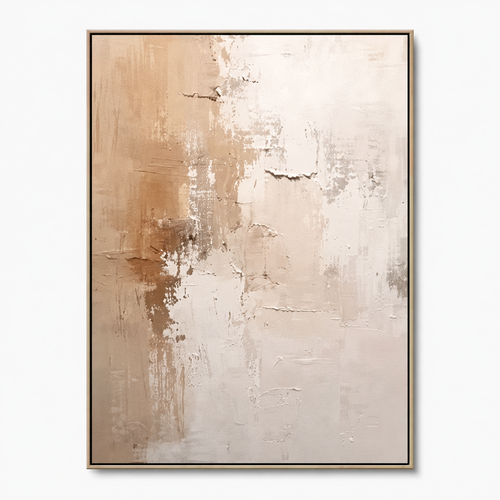 Plaster & Texture Art "Ivory Reverie"