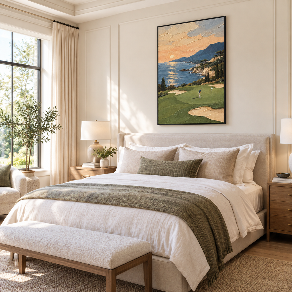 Impasto "Coastal Green Hour" - Chambre