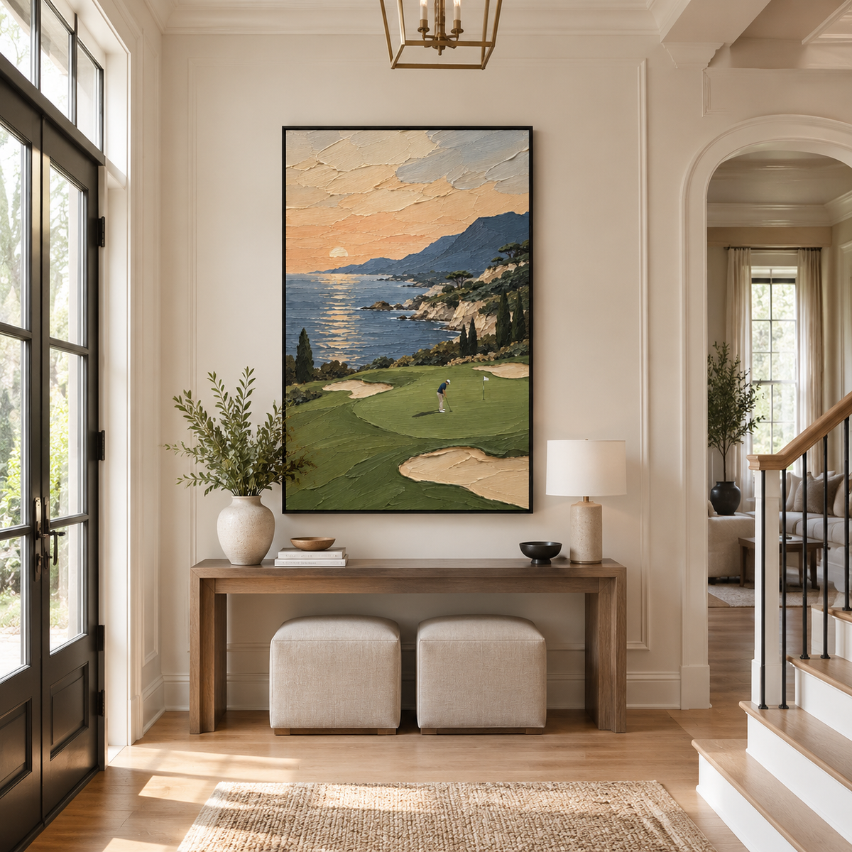 Impasto "Coastal Green Hour" - Hall d\\\'entrée