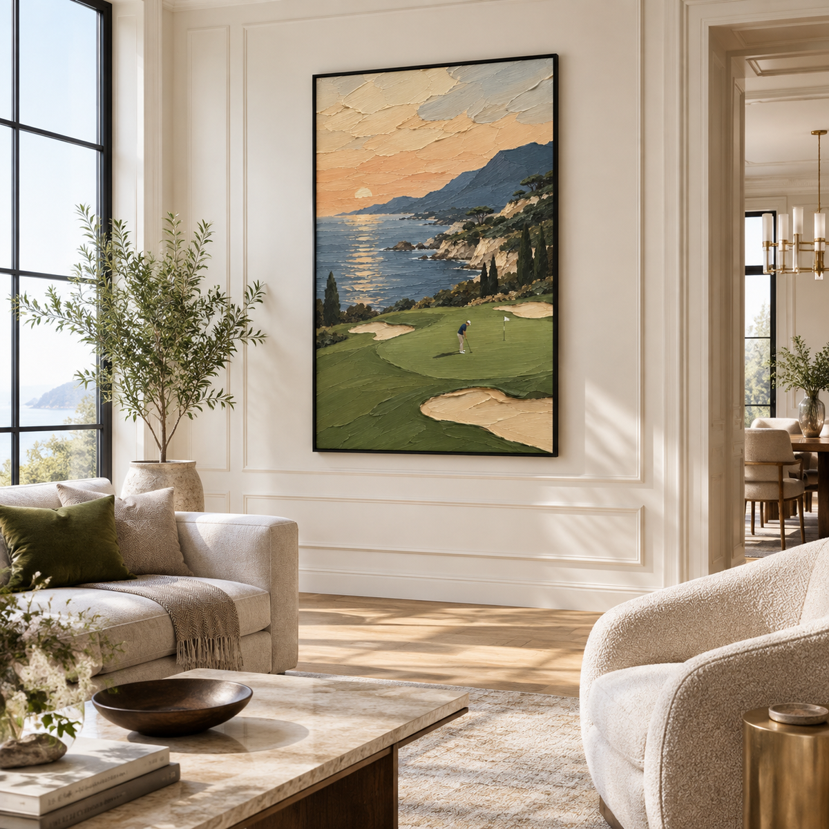 Impasto "Coastal Green Hour" - Salon