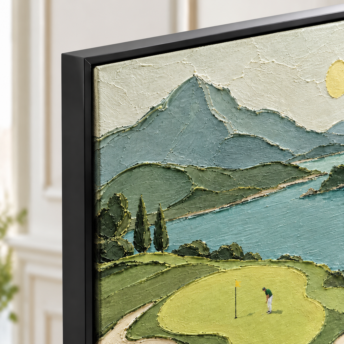 Impasto "Emerald Coast Fairway" - Close up