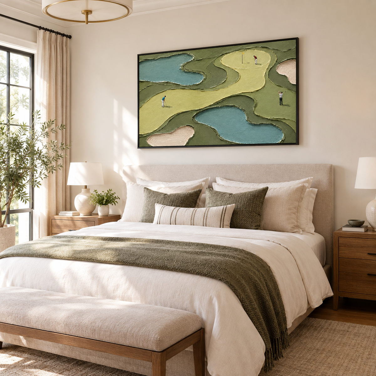 Impasto "Emerald Links Aerial" - Chambre