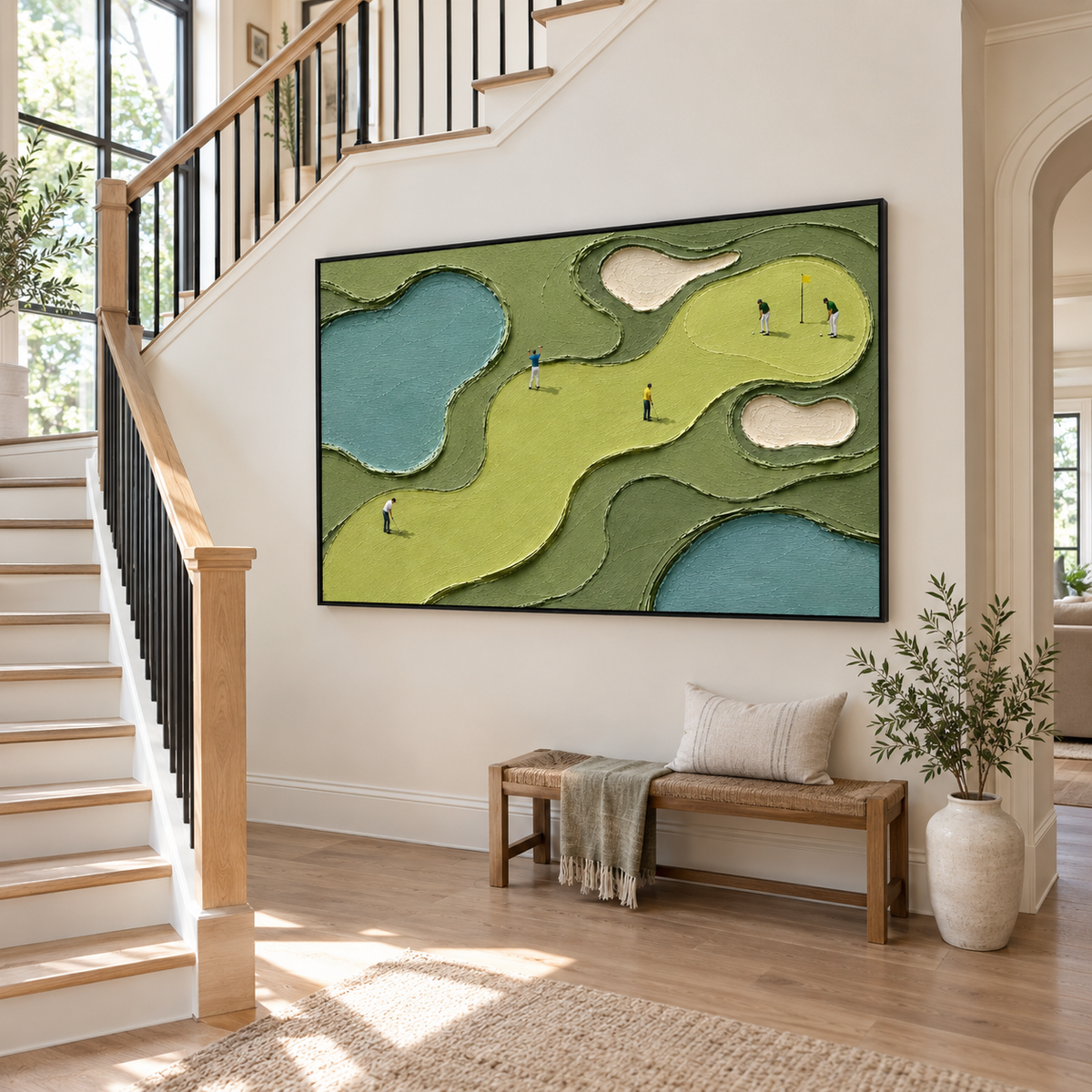 Impasto "Fairway Gathering" - Hall d\\\'escalier