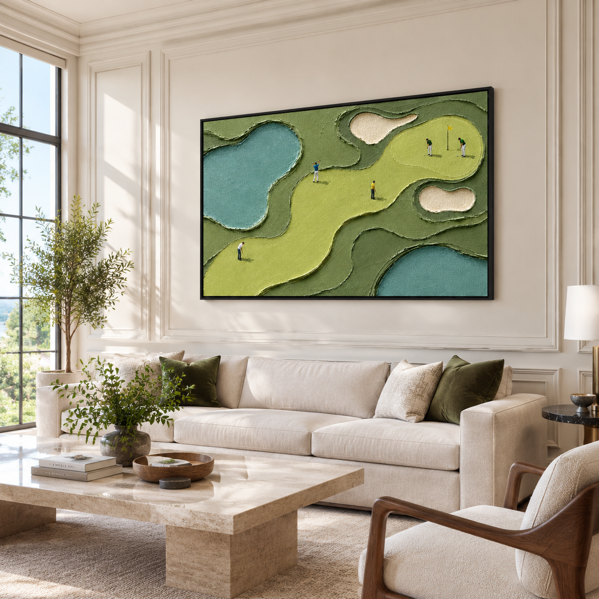 Impasto "Fairway Gathering" - Salon