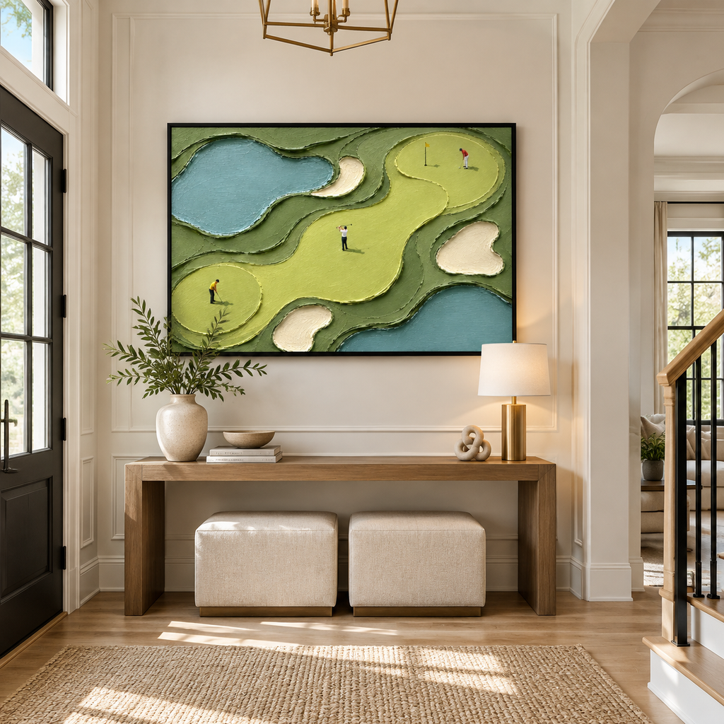 Impasto "Golden Fairway Loop" - Hall d\\\'entrée