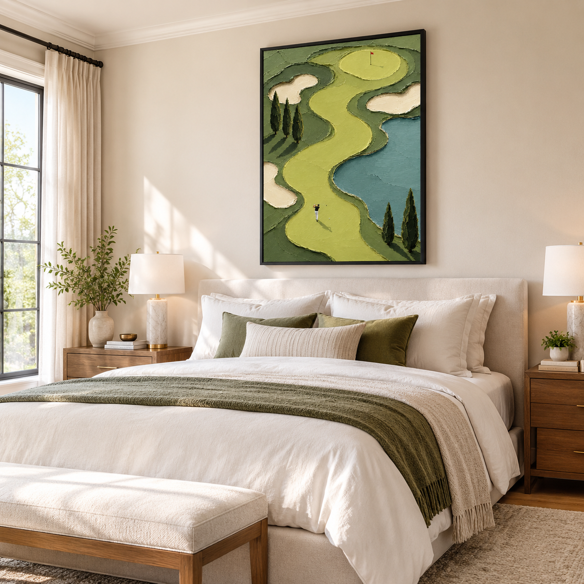 Impasto "Winding Green Fairway" - Chambre